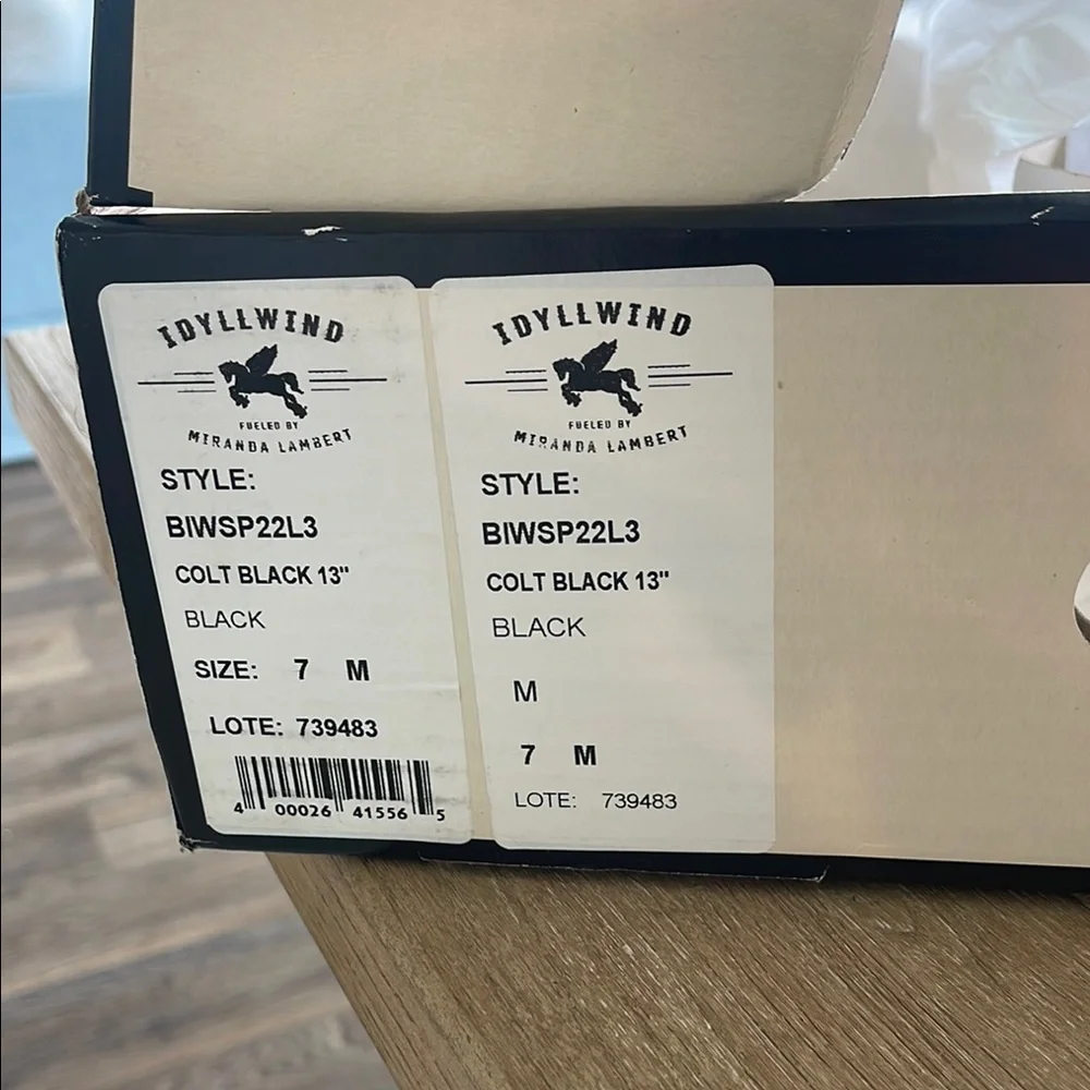 Idyllwind Colt Black 13” Boots - Picture 13 of 13